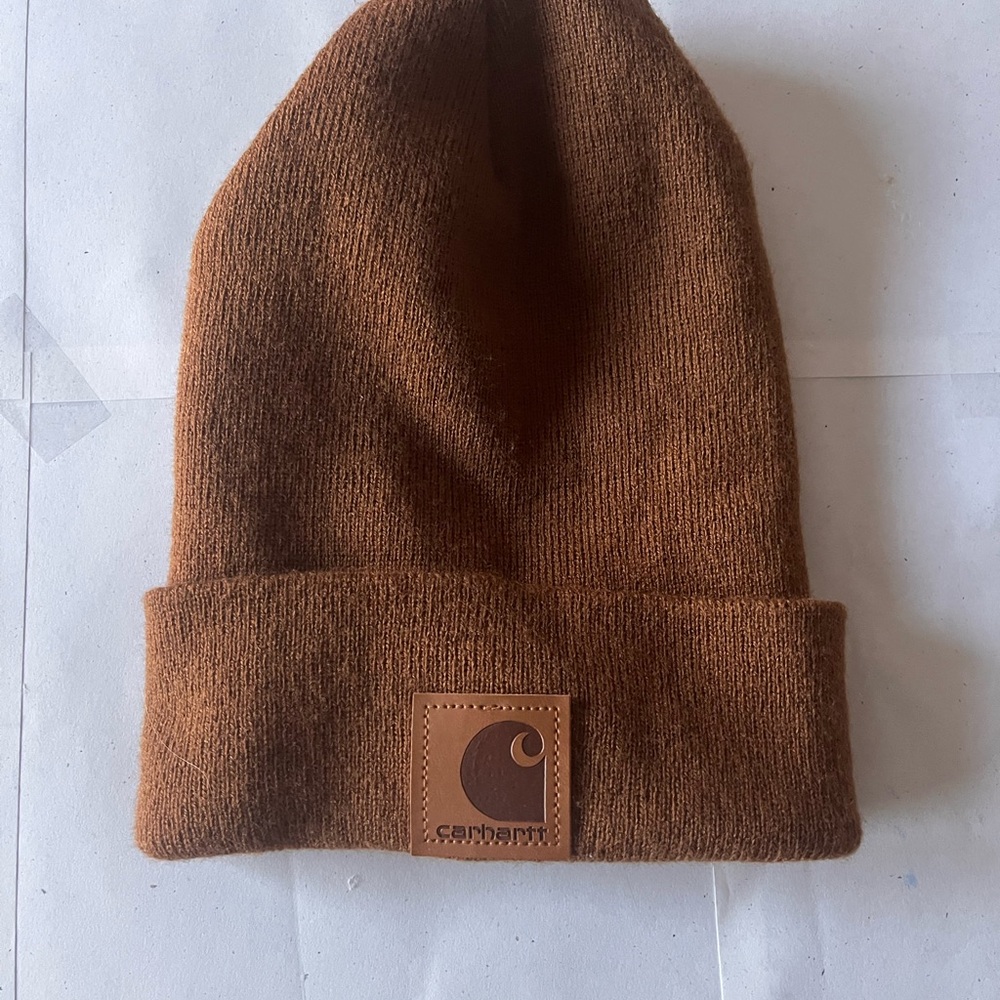 Carhartt Brown Knit Beanie